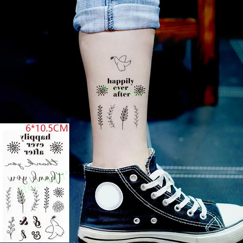 Waterproof Temporary Tattoo Sticker Flame Pattern Line Drawing Fire Element Fake Tatto Flash Tatoo Small Art for Kids Men Women