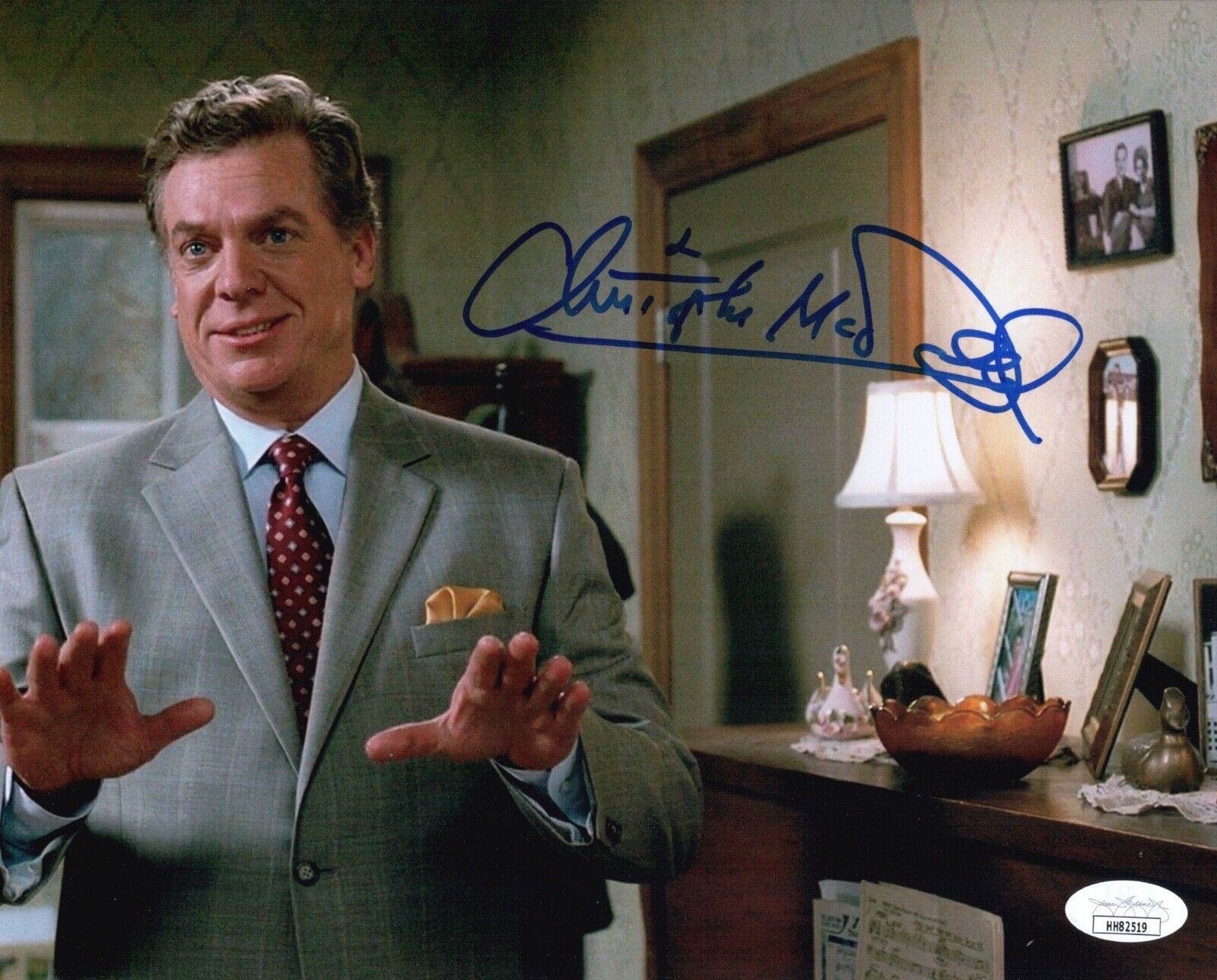 CHRISTOPHER McDONALD Signed 8x10 Photo Poster painting HAPPY GILMORE Autograph JSA COA Cert