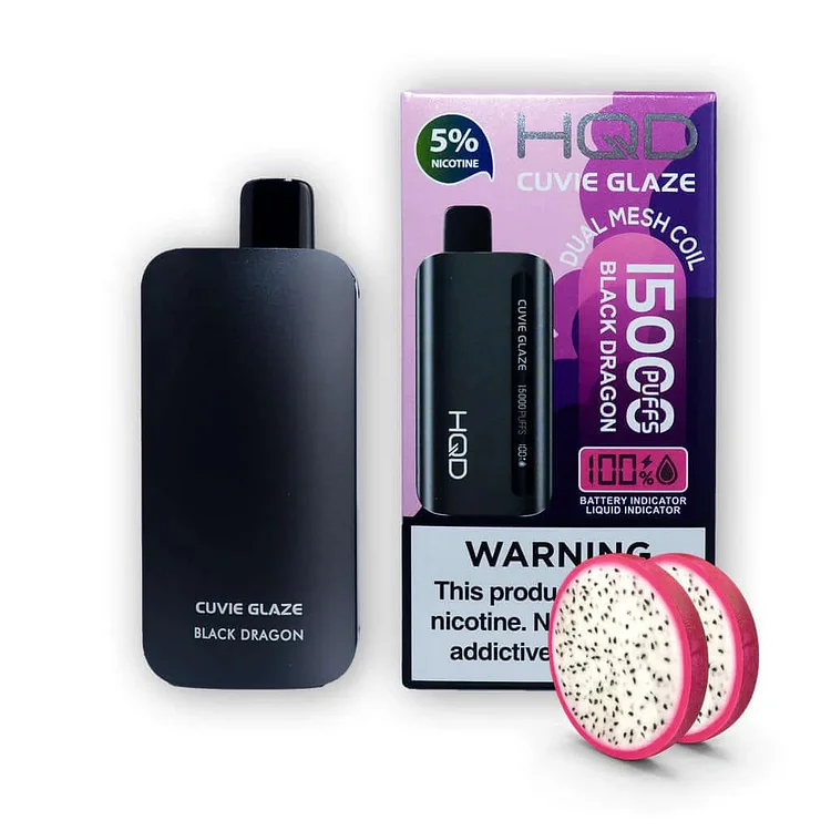 HQD Cuvie Glaze 15000 &ndash; Langlebige Disposable Vape  www.vapeshoppromax.com