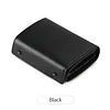 Multifunctional accordion-style genuine leather box wallet