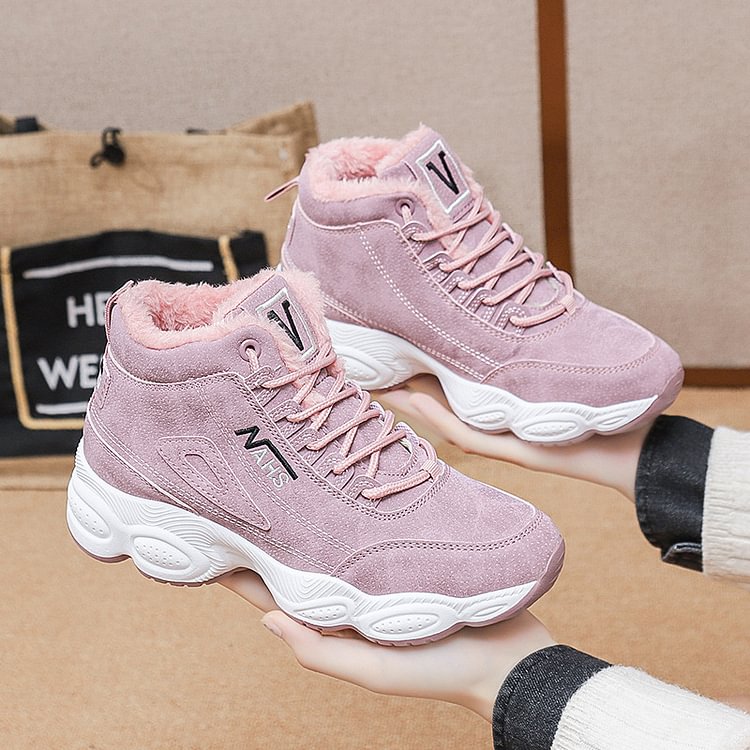 Women's High Top Thick Sole Warm Sneakers 🔥Last Day Promotion 49% OFF🔥