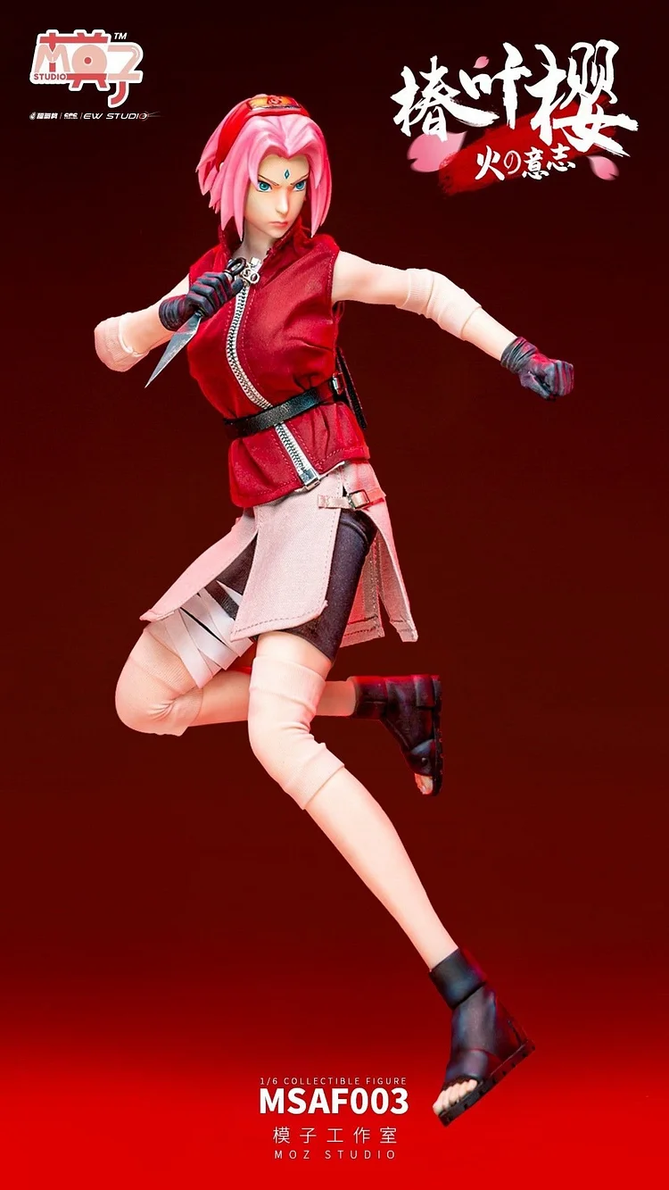 MOZ STUDIO MSAF003 1/6 Naruto Haruno Sakura Female Action Figure