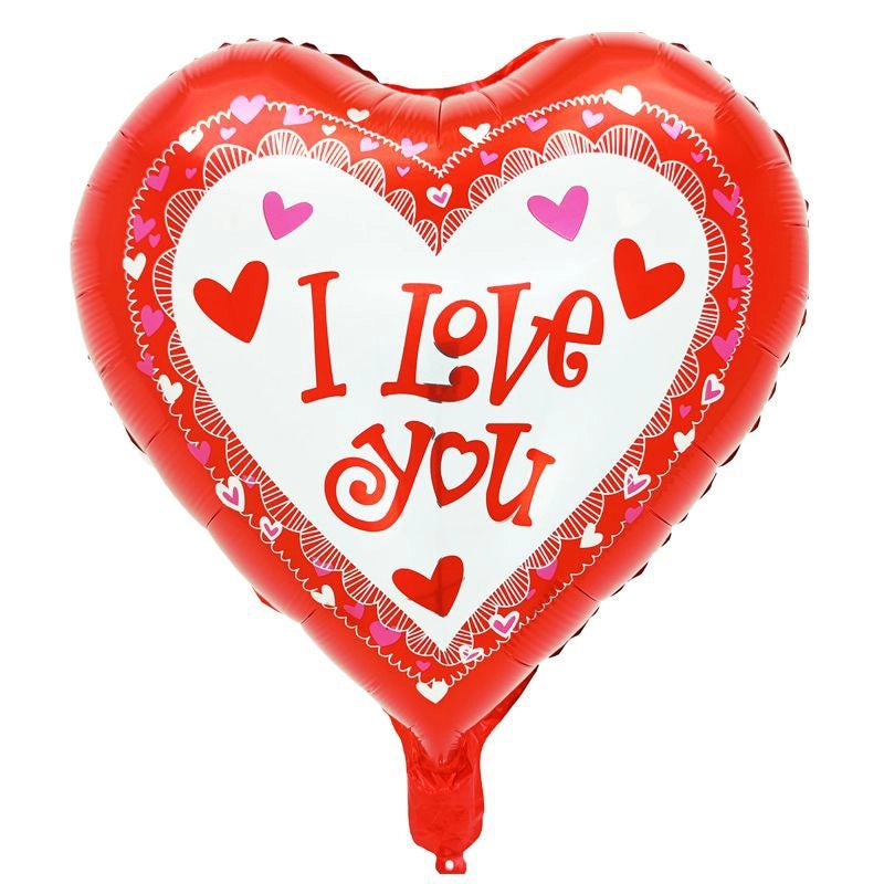 Vacation Minimalist Heart Shape Aluminum Film Travel Daily Balloons