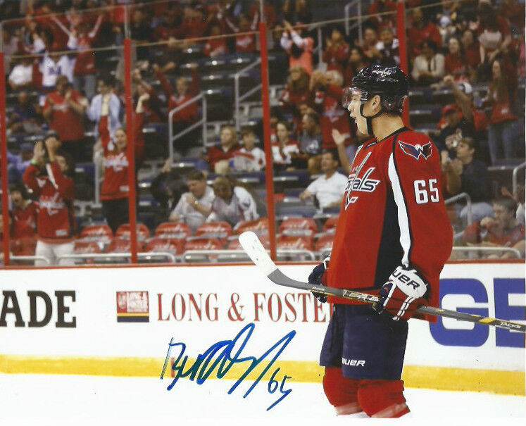 Washington Capitals Andre Burakovsky Signed Autographed 8x10 NHL Photo Poster painting COA F