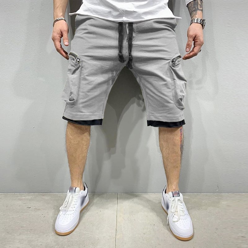 Men's fashion casual cargo shorts-barclient