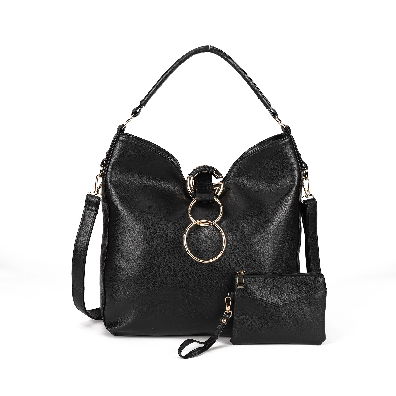 Solid Color Premium Textured Ladies Tote