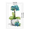 Orchid - 14CT Stamped Cross Stitch 22*36cm/8.66*14.17in