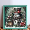 Christmas Snowman-11CT Stamped Cross Stitch 40*40cm/15.75*15.75in