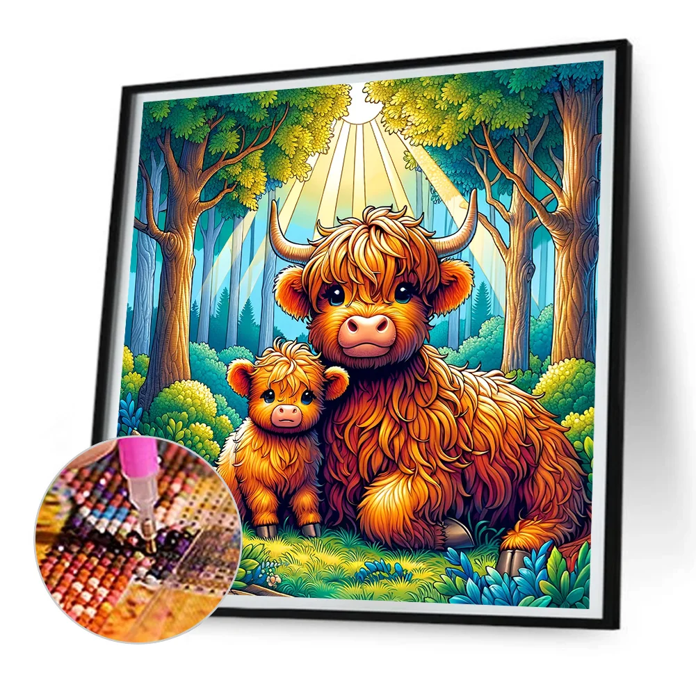 Diamond Painting - Full Round Drill - Yak(Canvas|30*30cm)