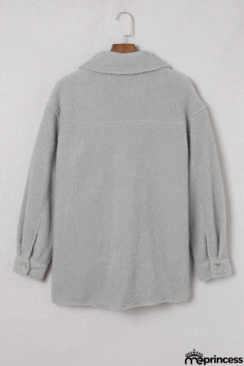 Flap Pockets Button Front Jacket