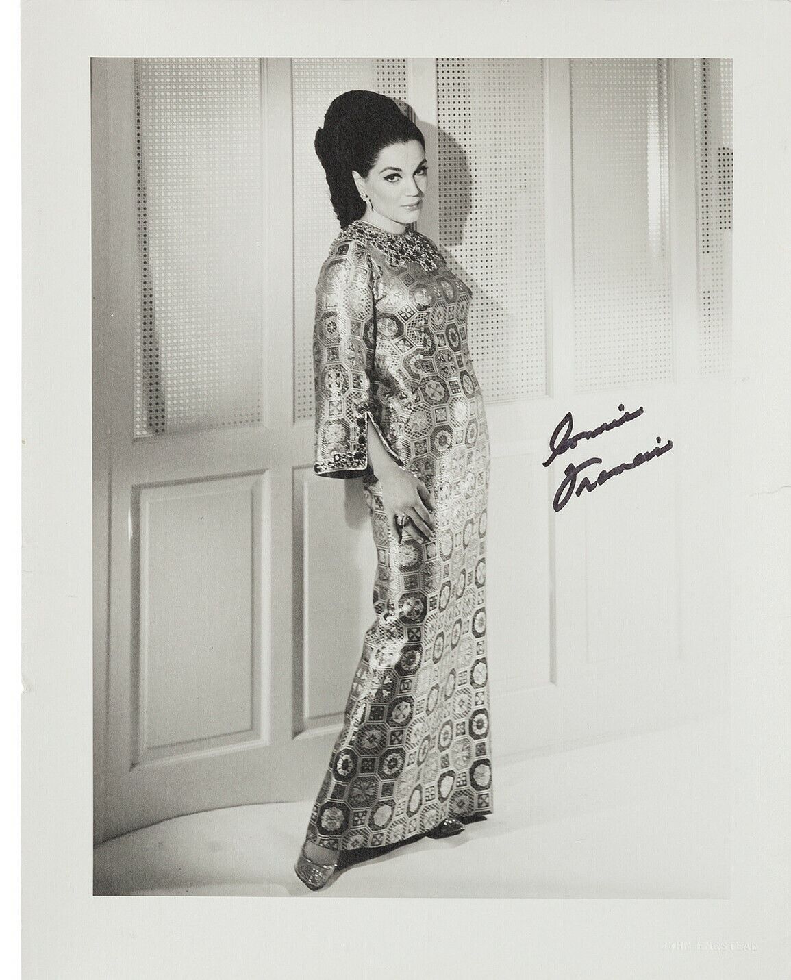 CONNIE FRANCIS Signed Photo Poster paintinggraph - Film & TV Actress & Singer - Preprint