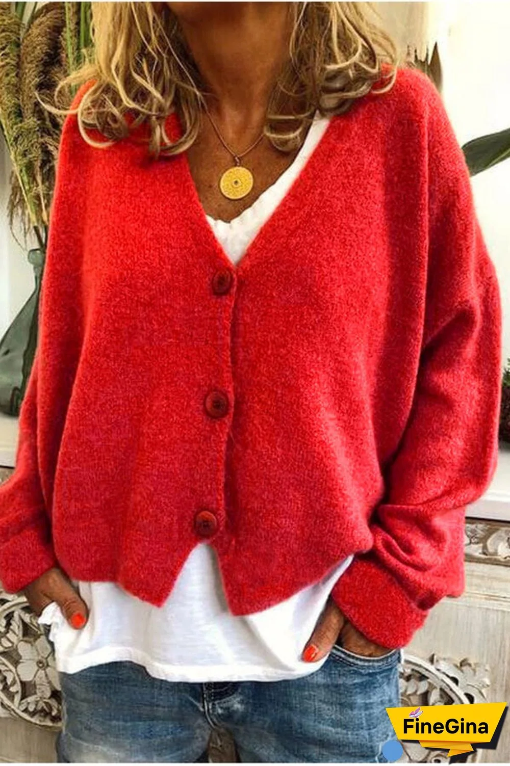 Casual Loose Knitted Cardigan