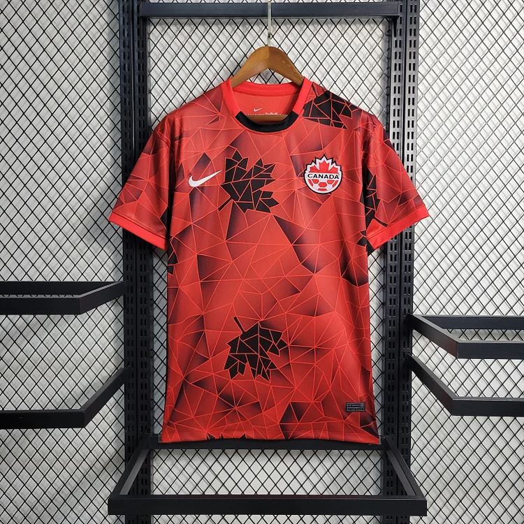 Canada Men's Home Shirt Kit World Cup 2023 - Red