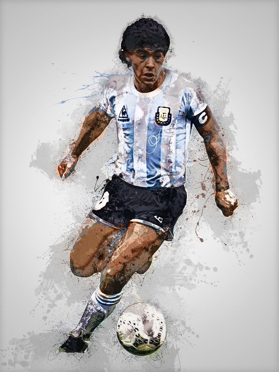 Diego Maradona Canvas Wall Art
