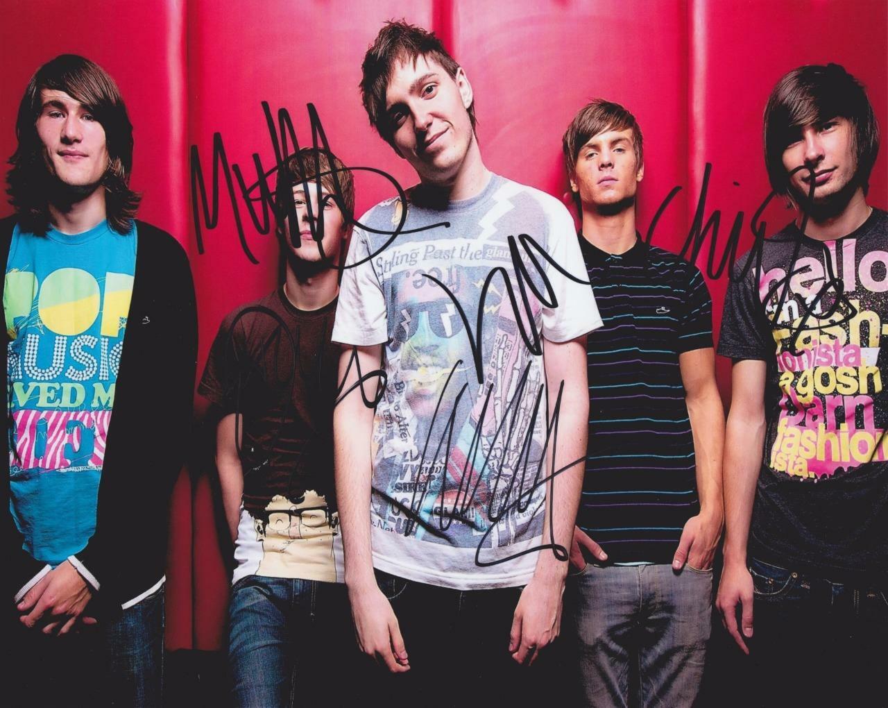 You Me at Six Band SIGNED AUTOGRAPHED 10 X 8
