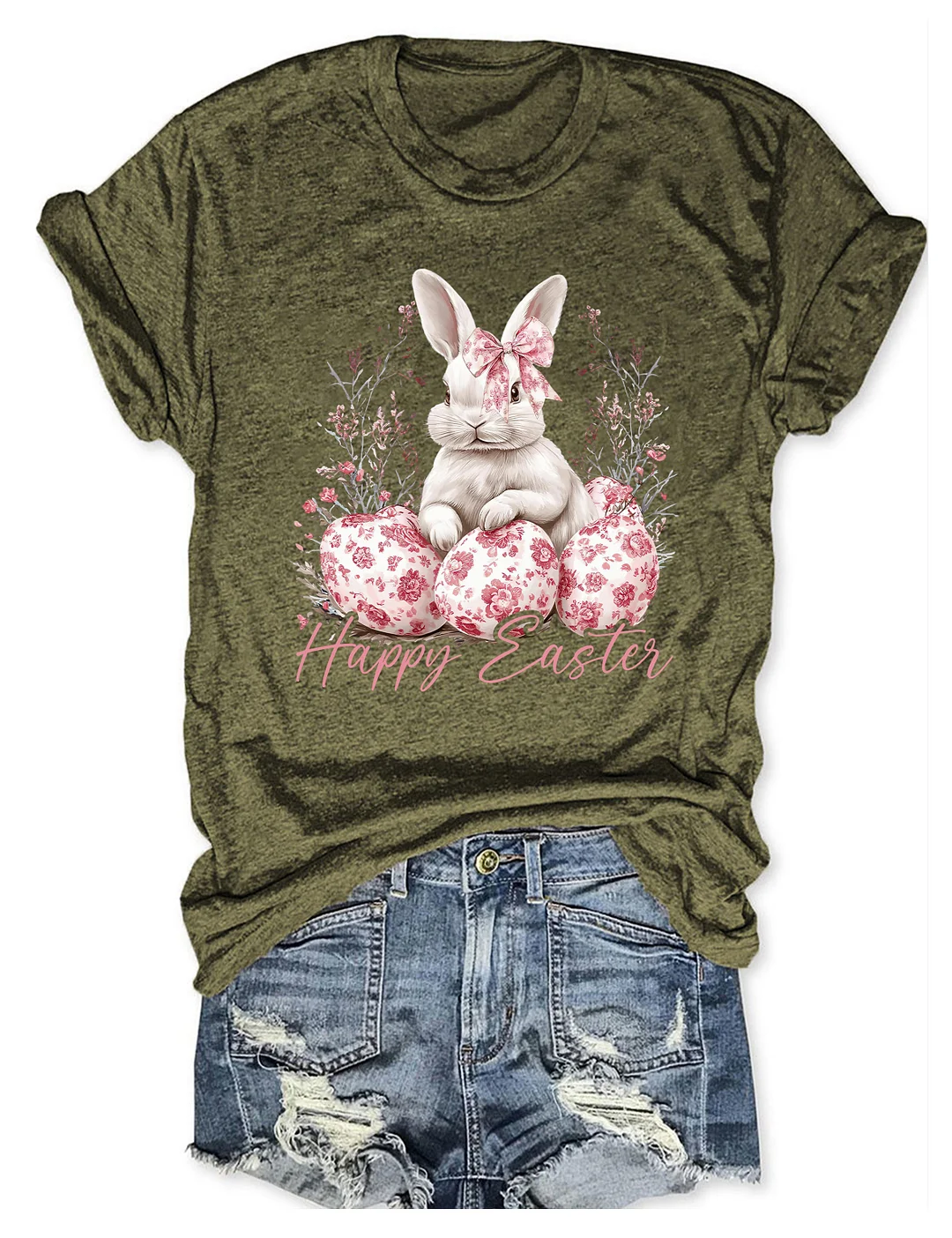 Floral Chinoiserie Bunny T-shirt
