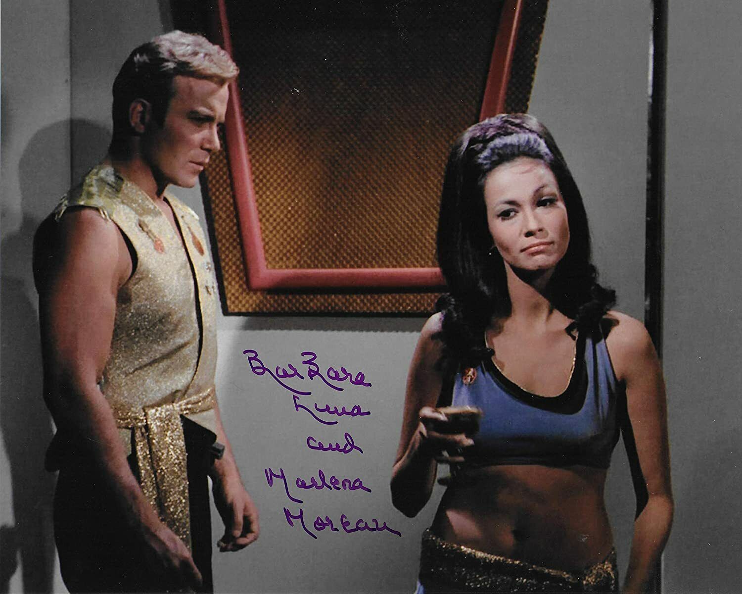 Barbara Luna S Trek TOS Original Signed 8X10 Photo Poster painting #19 signed @HShow