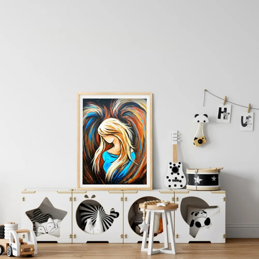 Full Round Diamond Painting 30*40cm - Angel