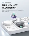 19-Key Programmable Mini Keyboard With Hot-Swappable 3D Scroll Wheel and Joystick, Customizable Digital Functions, Compatible With Win8/10/Mac