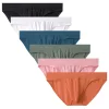 Men's Low Rise Sexy Threaded U-Shaped Breathable Briefs