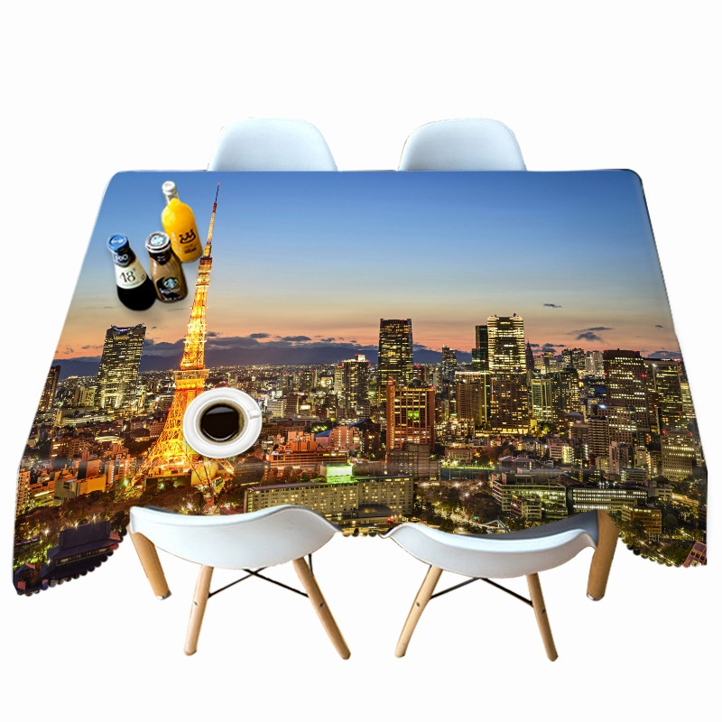 

Modern City - 3D Tablecloth, 140*210cm, 501 Original