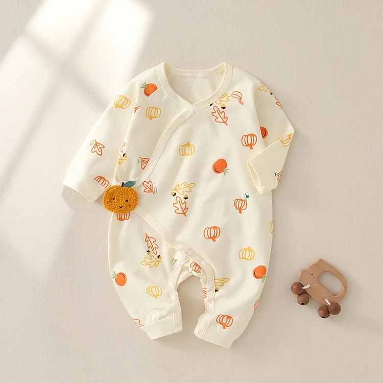 New Born Baby Onepiece Organic Cotton Bear Sleepsuit