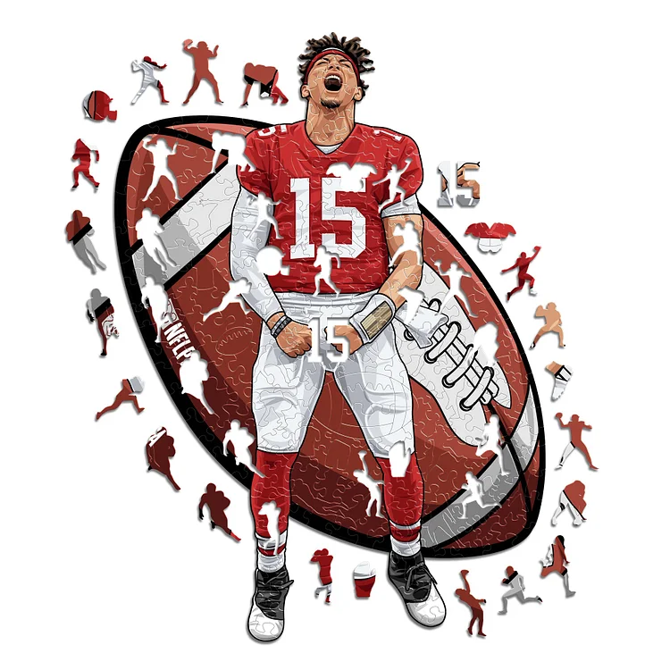 Patrick Mahomes - Wooden Puzzle