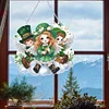 Diamond Painting Acrylic Clover Angel Hanging Pendant