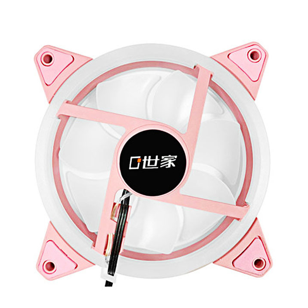 

12V 120Mm Pc Case Fan 3-Pin + 4D Quiet Dual Rings Computer Case Cooling Fan, 501 Original
