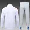 Joyfball 2025/2026 Bayern Munich Long Zipped Jacket White Football Jersey Retro-Version 1:1 Thai Quality 