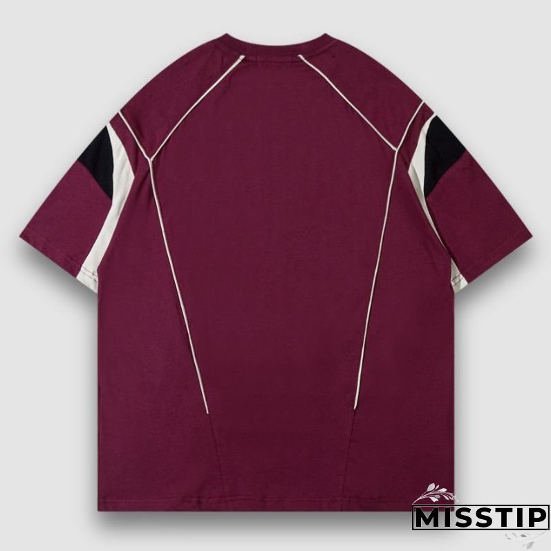 Solid Patch Racing Tee