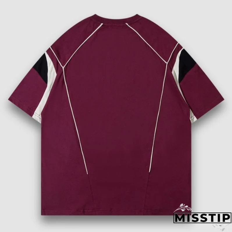 Solid Patch Racing Tee