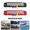 2Pcs Battery Power Distribution Block 12 Way 48V 180A Marine Bus Bar 12 Terminal