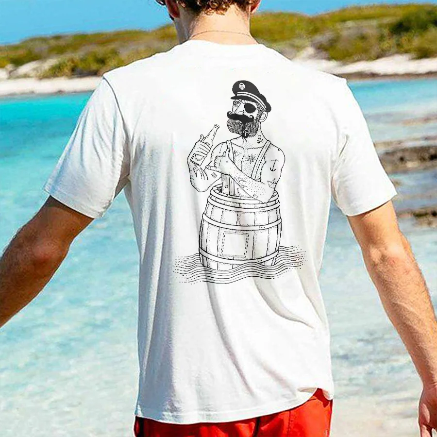 Born At Sea Printed Men's T-shirt