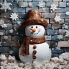 Diamond Painting-DIY Full Round Drill Snowmane