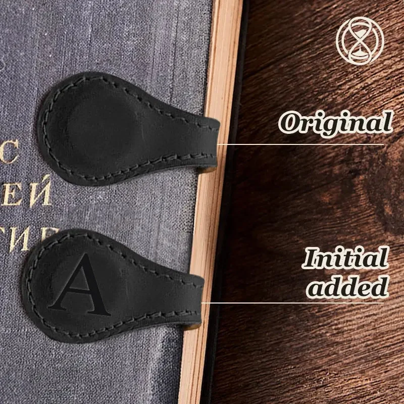 TimelessMark - Personalized Magnetic Leather Bookmark - LAST DAY SALE OFF 70%
