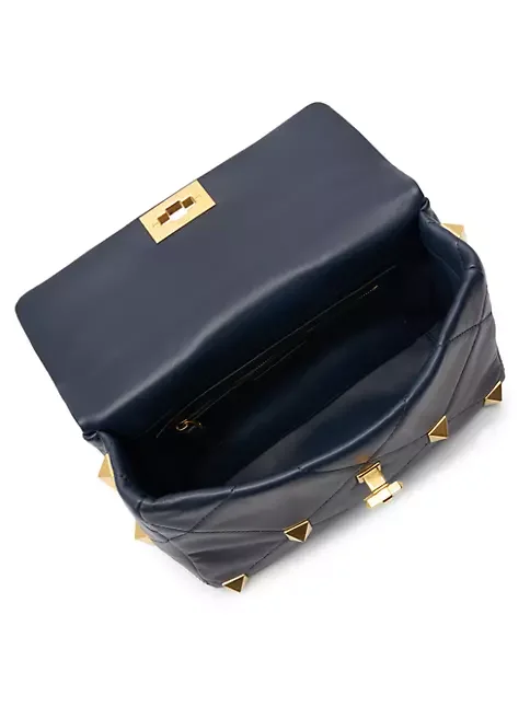Valentino Garavani Large Roman Stud Shoulder Bag