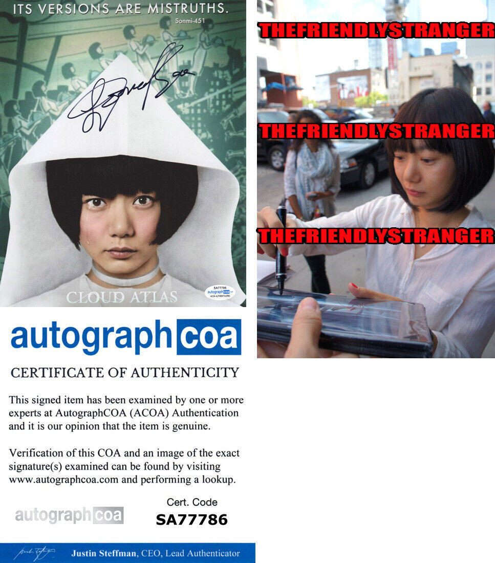 DOONA BAE signed Autographed CLOUD ATLAS