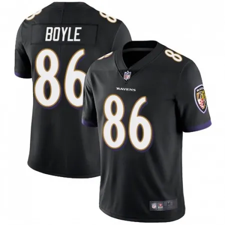 Men's Baltimore Ravens #86 Nick Boyle Black Vapor Untouchable Limited Jersey