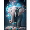 Diamond Painting -DIY Full Square Drill Elephant（35*45 CM)