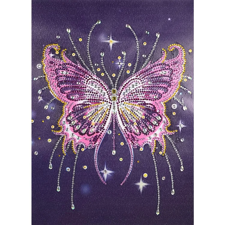 Partial Drills Special-shaped Drill Diamond Painting -Butterfly - 30*40cm