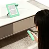 For Kindle 2-Iin-1 Page Clicker Rechargeable Wireless Smart Tablet Novel Page Turners Multi-Purpose E-Book Photography Tool for iPad Tablets Reading Novels Taking
