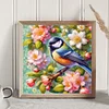 Diamond Painting-DIY Full Round Drill Flowers Birds
