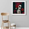 Diamond Painting -DIY Full Square Drill Skeleton Girl(40x40cm)