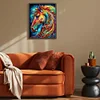 Colored Horse - 11CT Stamped Cross Stitch - 40*55cm - Animal