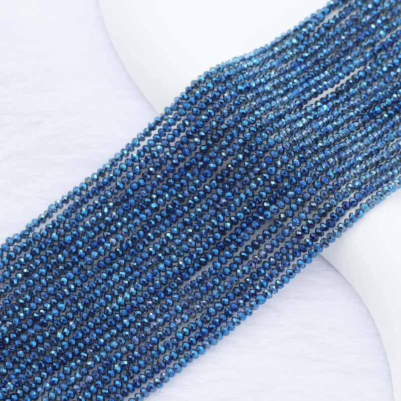 5 Pieces Per Pack Beaded Artificial Crystal Glass Geometric Beads