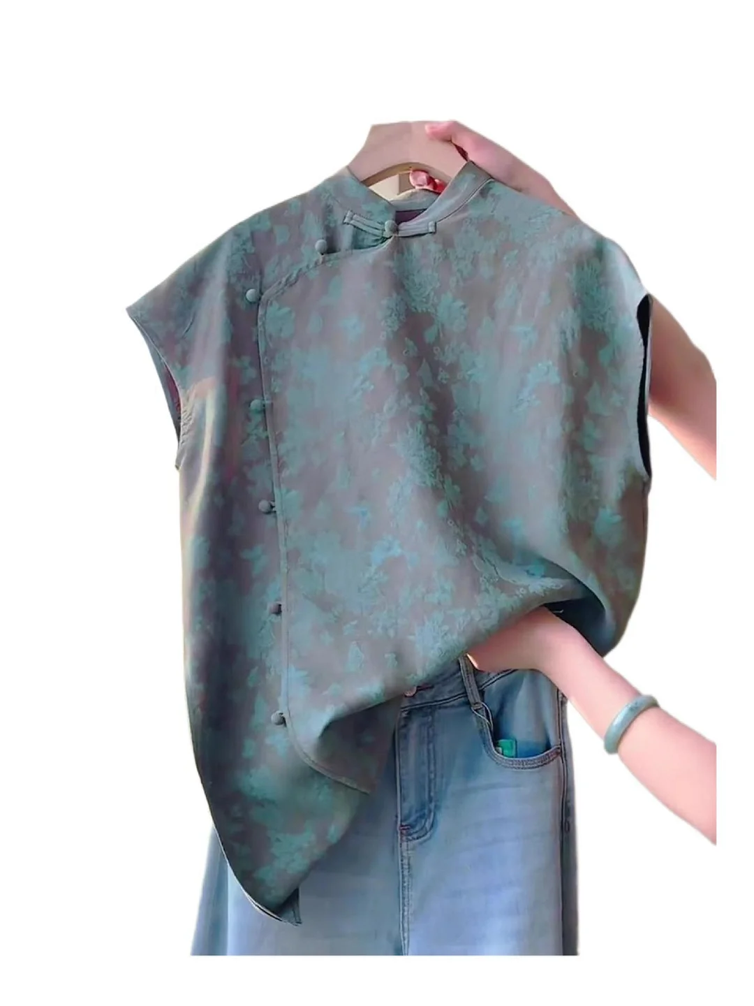 Athvotar Athvotar Chinese Chinese Style Young Style Buckle Improved Tang Shirt Jacket Woman 2025 Summer New Top Shirt