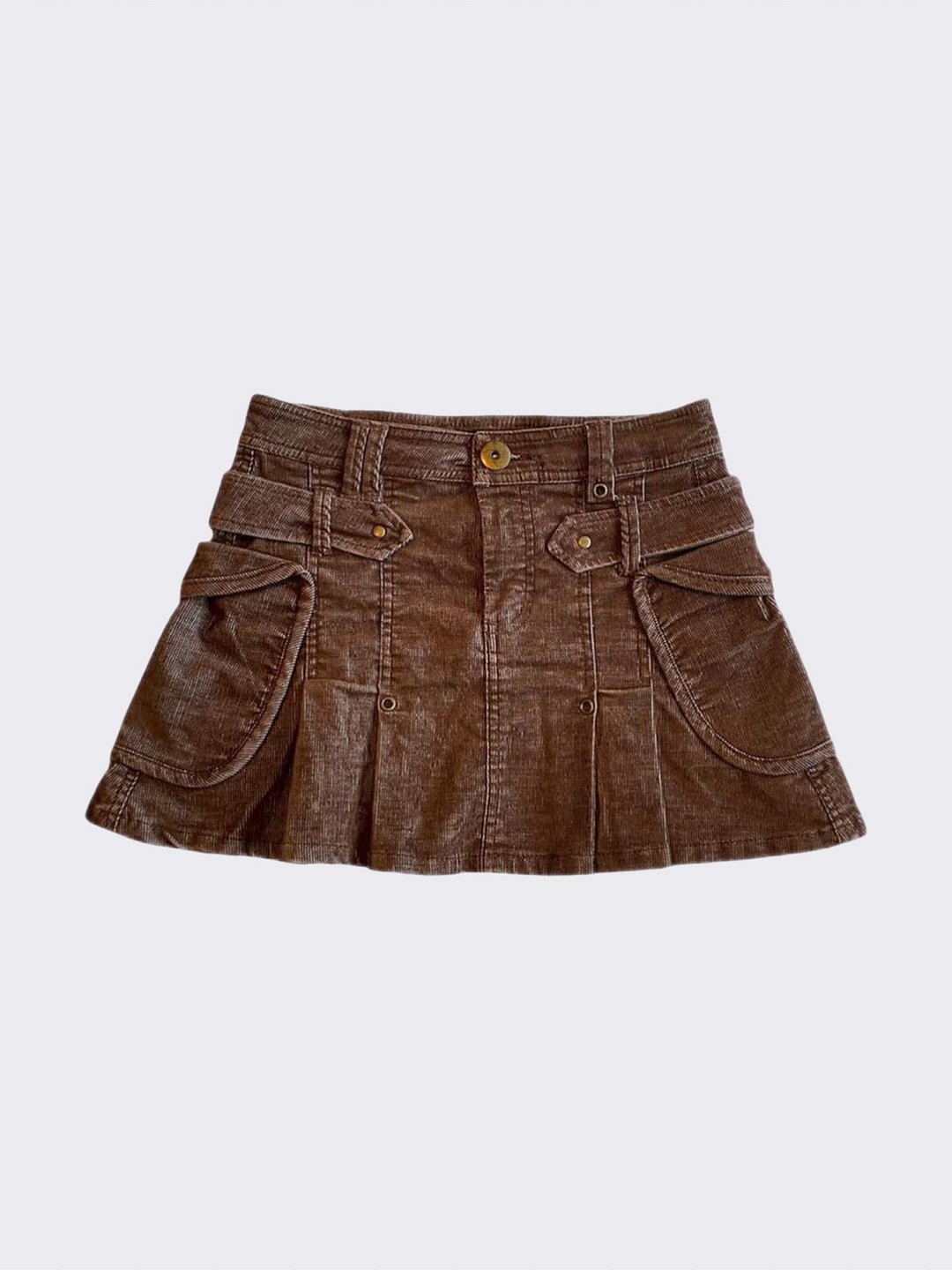 Melted Chocolate Mini Skirt