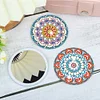 3pcs DIY Datura Diamond Painting Makeup Mirror Portable Kits