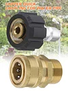 High Pressure Garden Irrigation Connector 1/4 Inch Quick Coupling for Water Pipe